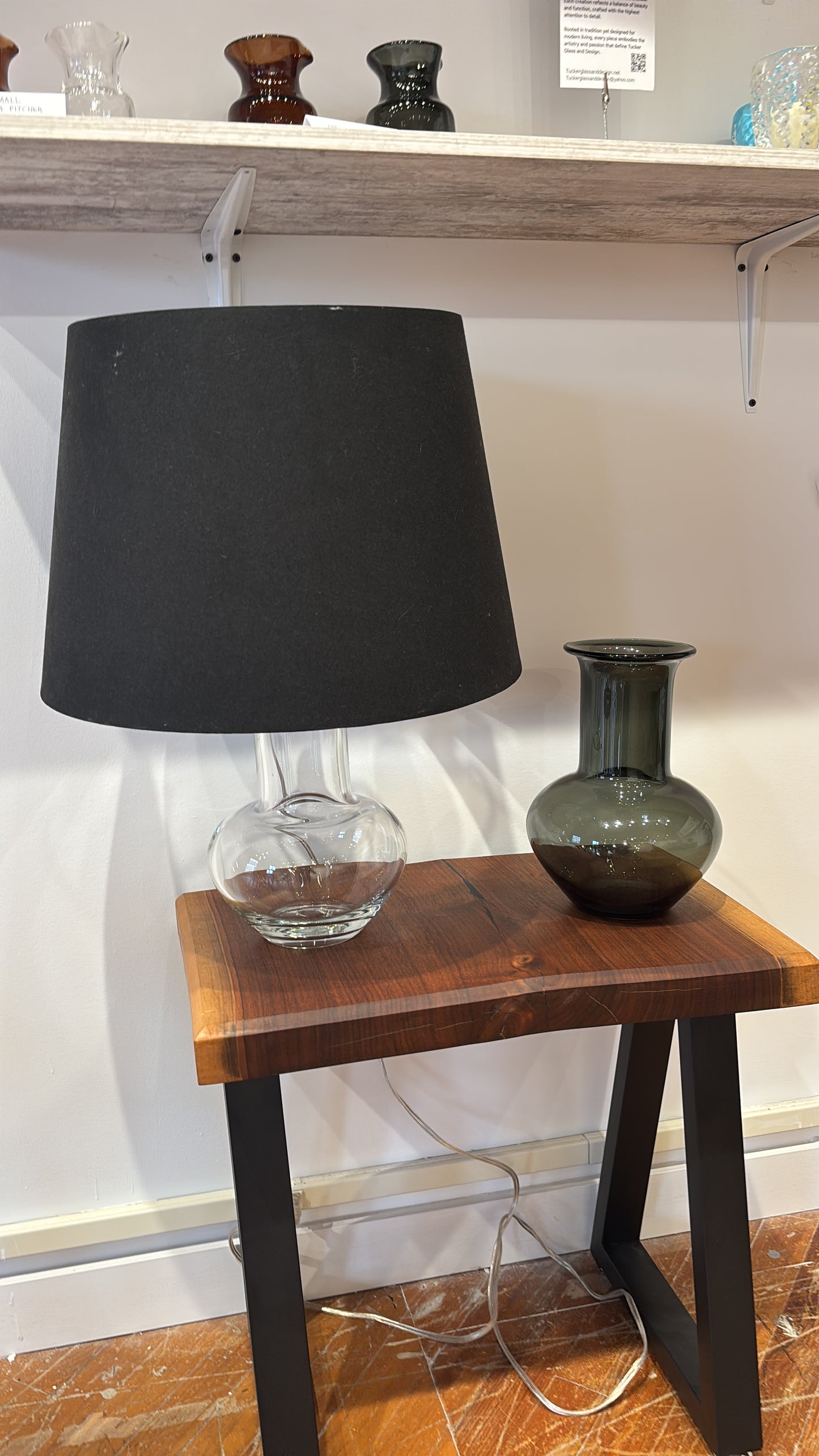 XL Weddington Gray Vase, Straight Sided
