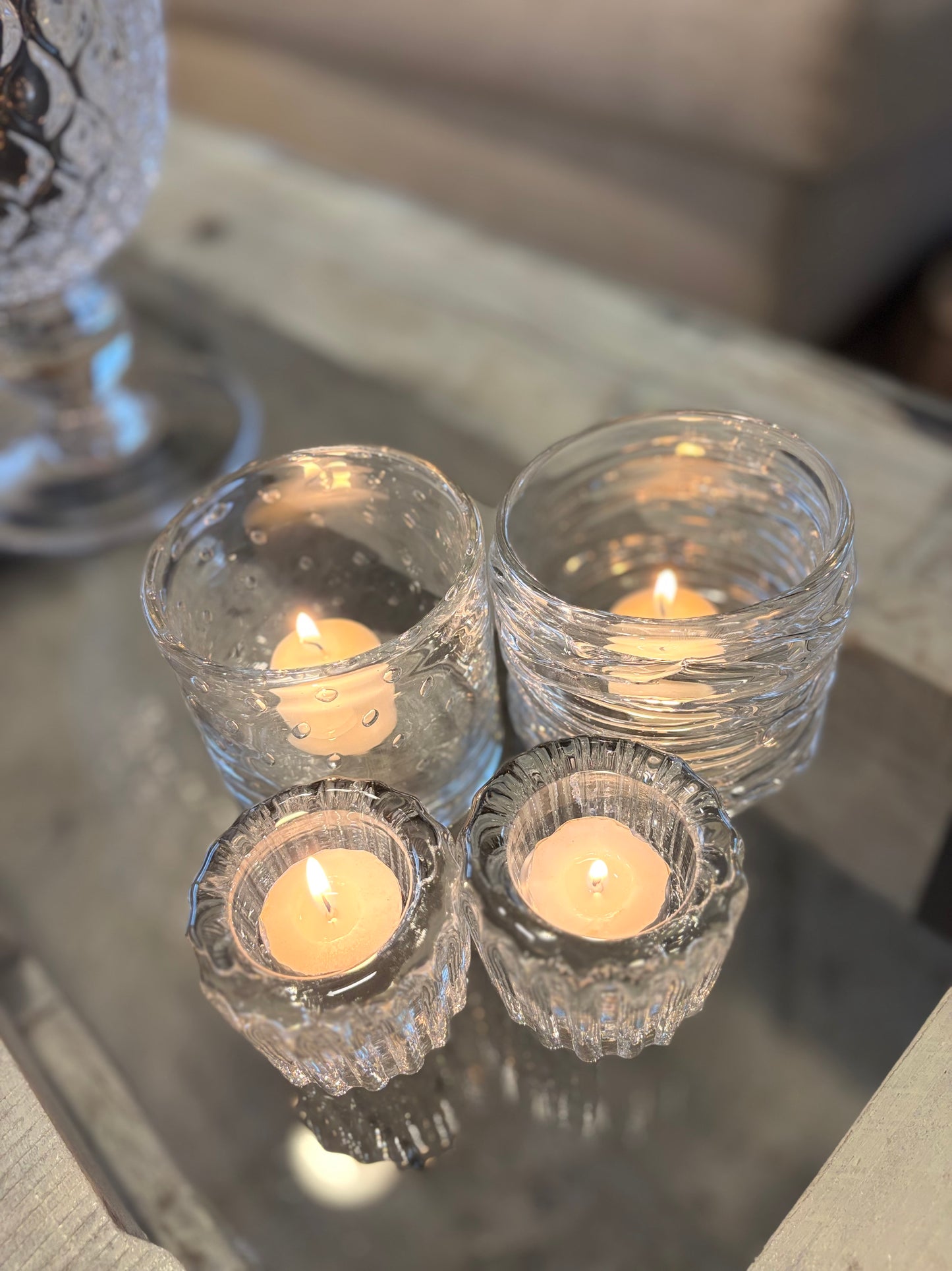 Mecklenburg Tea light Holder/SOLD IN PAIRS