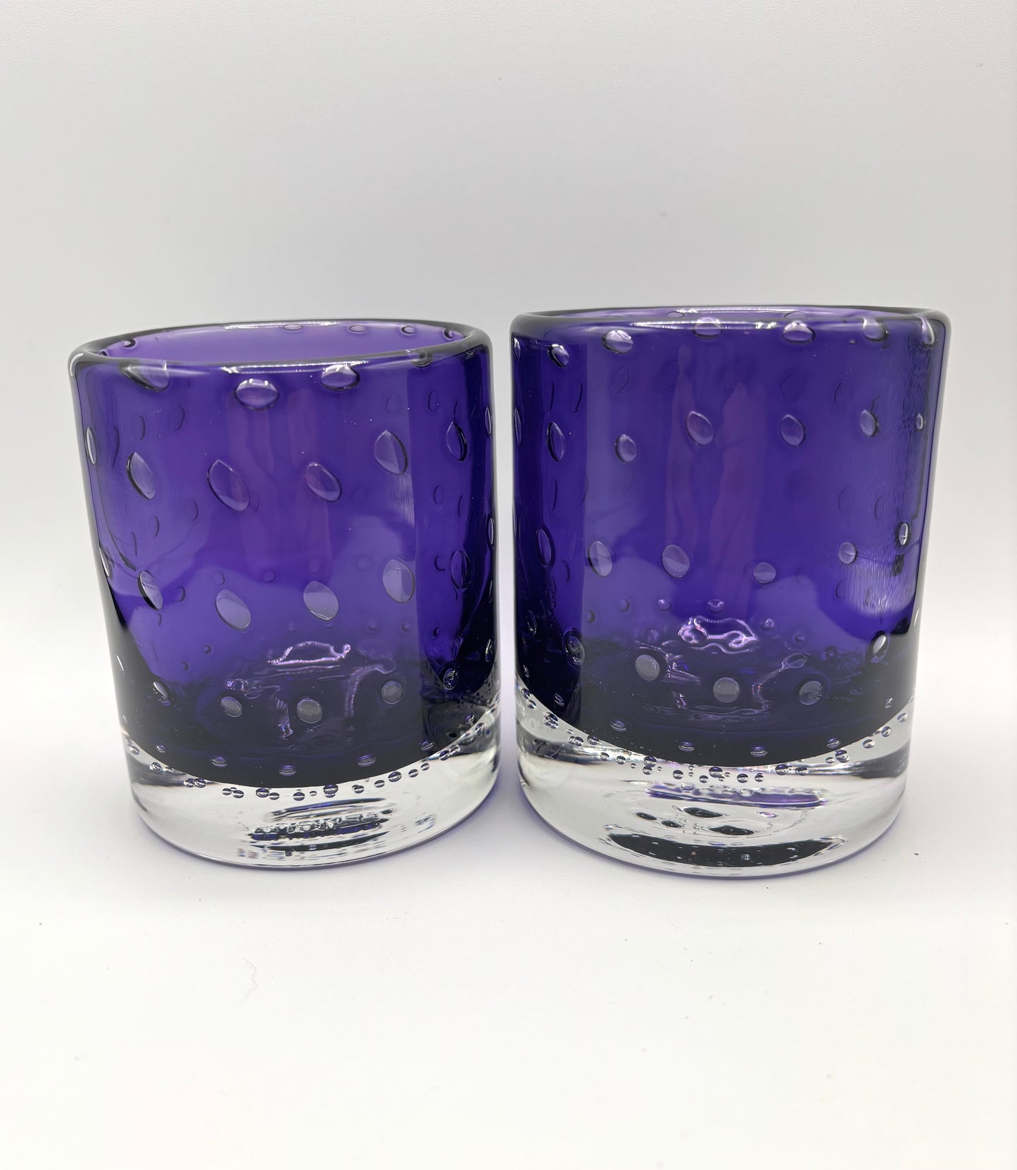 Purple Bubble Bourbon Glass