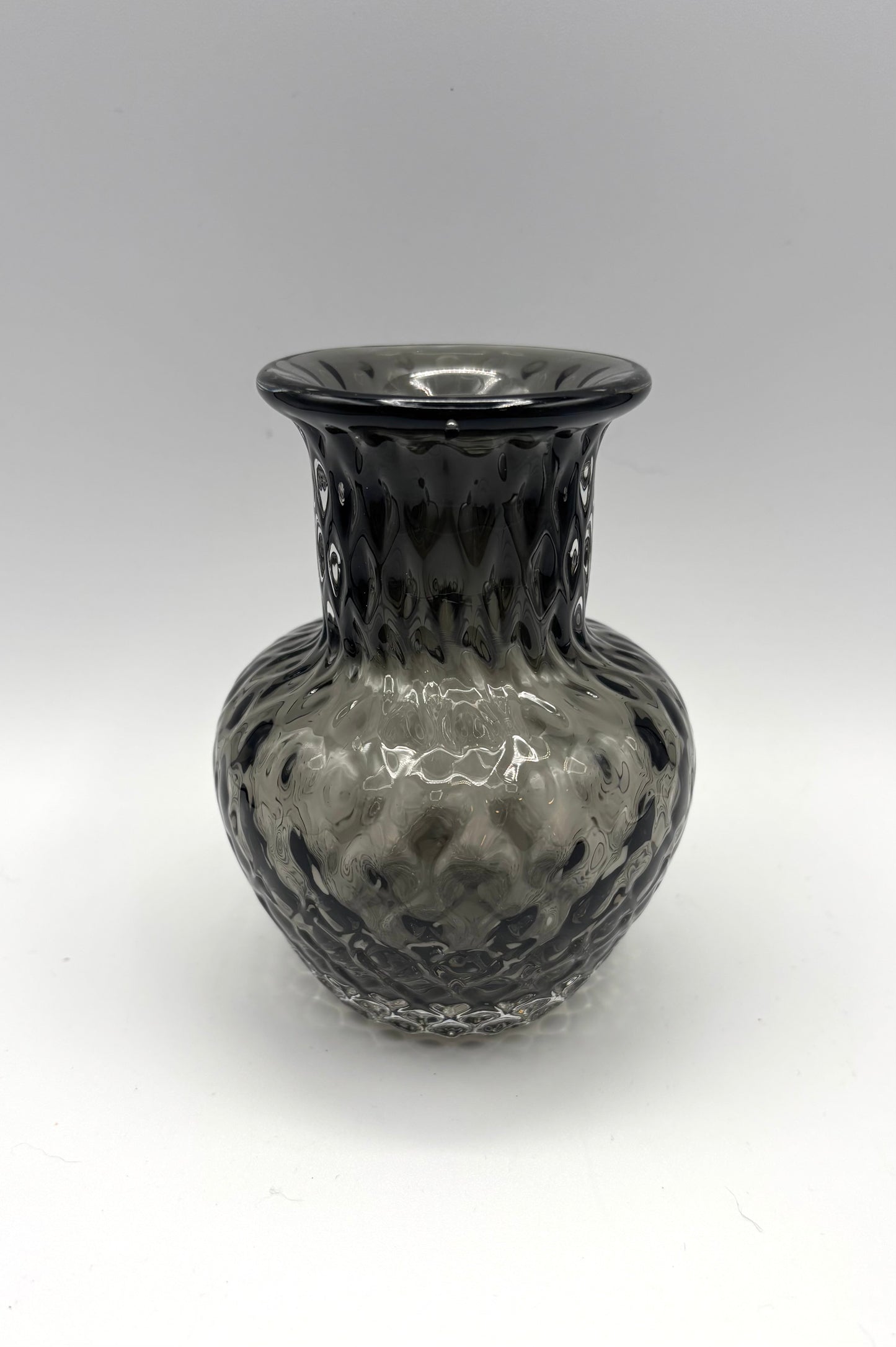 Small Grey Optic Vase