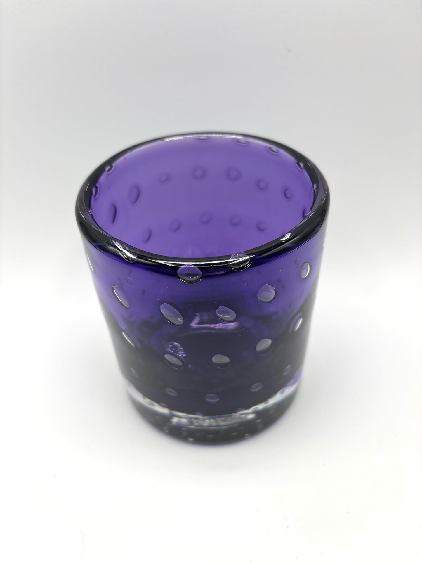 Purple Bubble Bourbon Glass