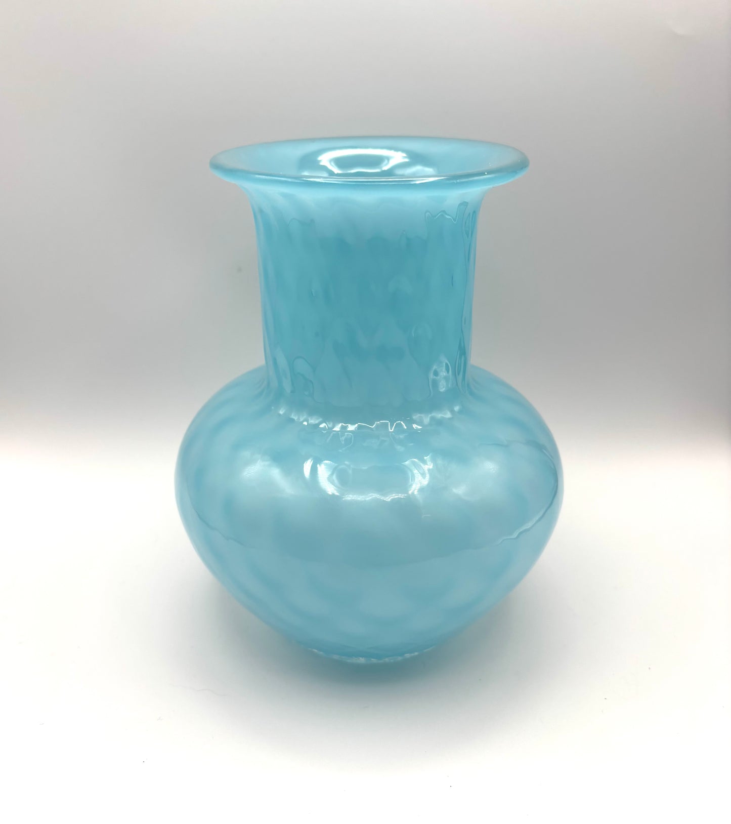 Water Blue Medium Optic Vase