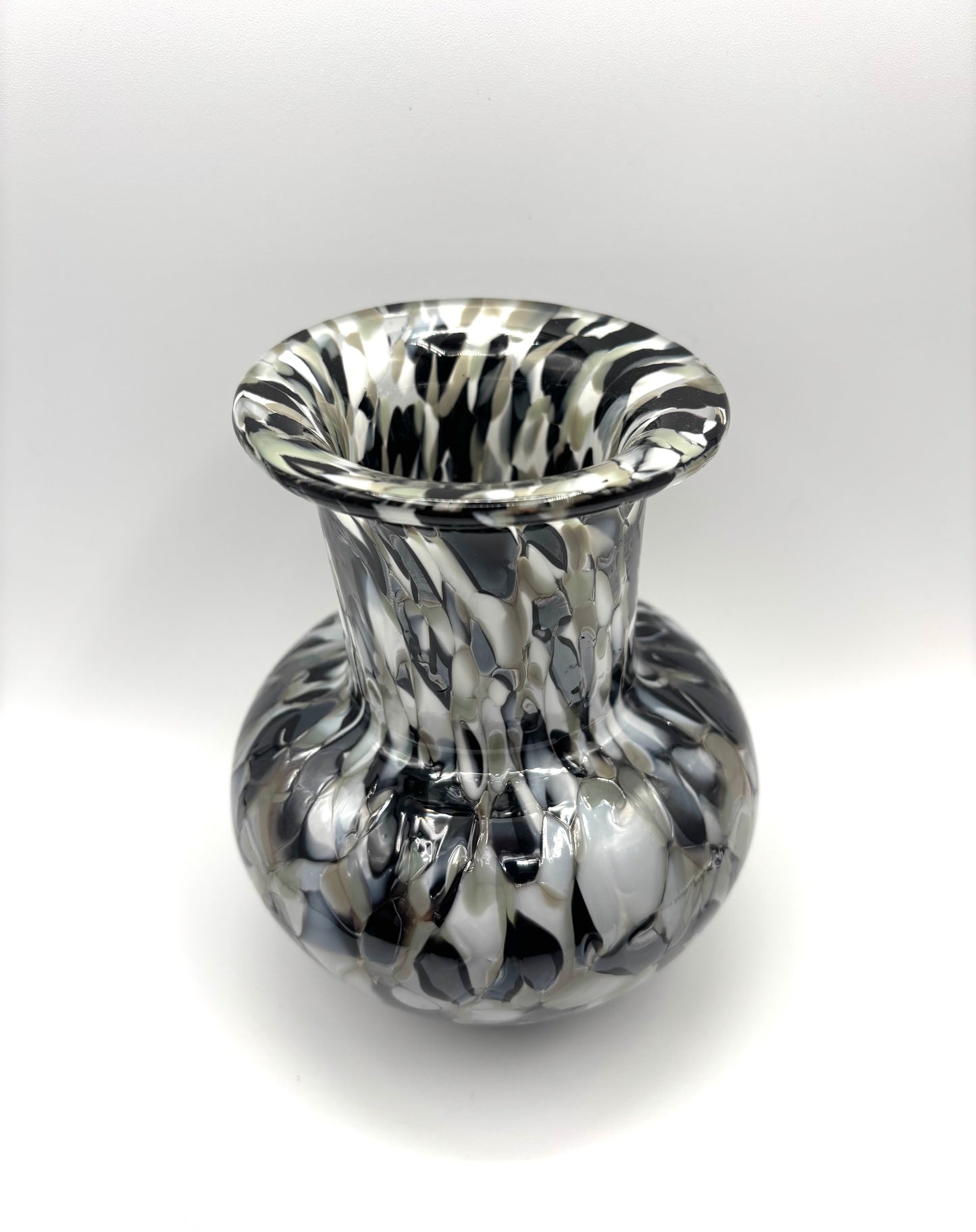 Medium Gray Camouflage Vase