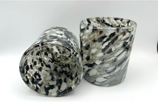 Gray Camo Cocktail Glass