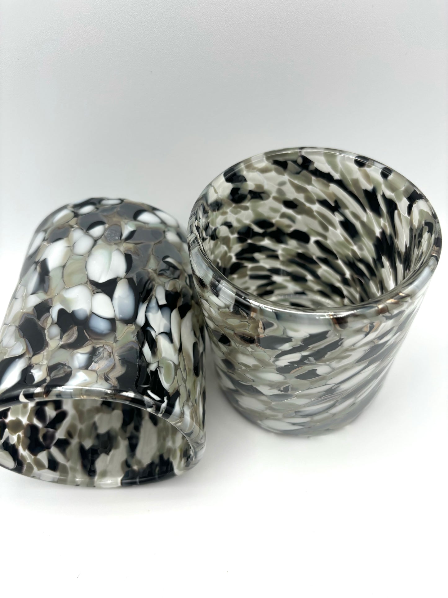 Gray Camo Cocktail Glass