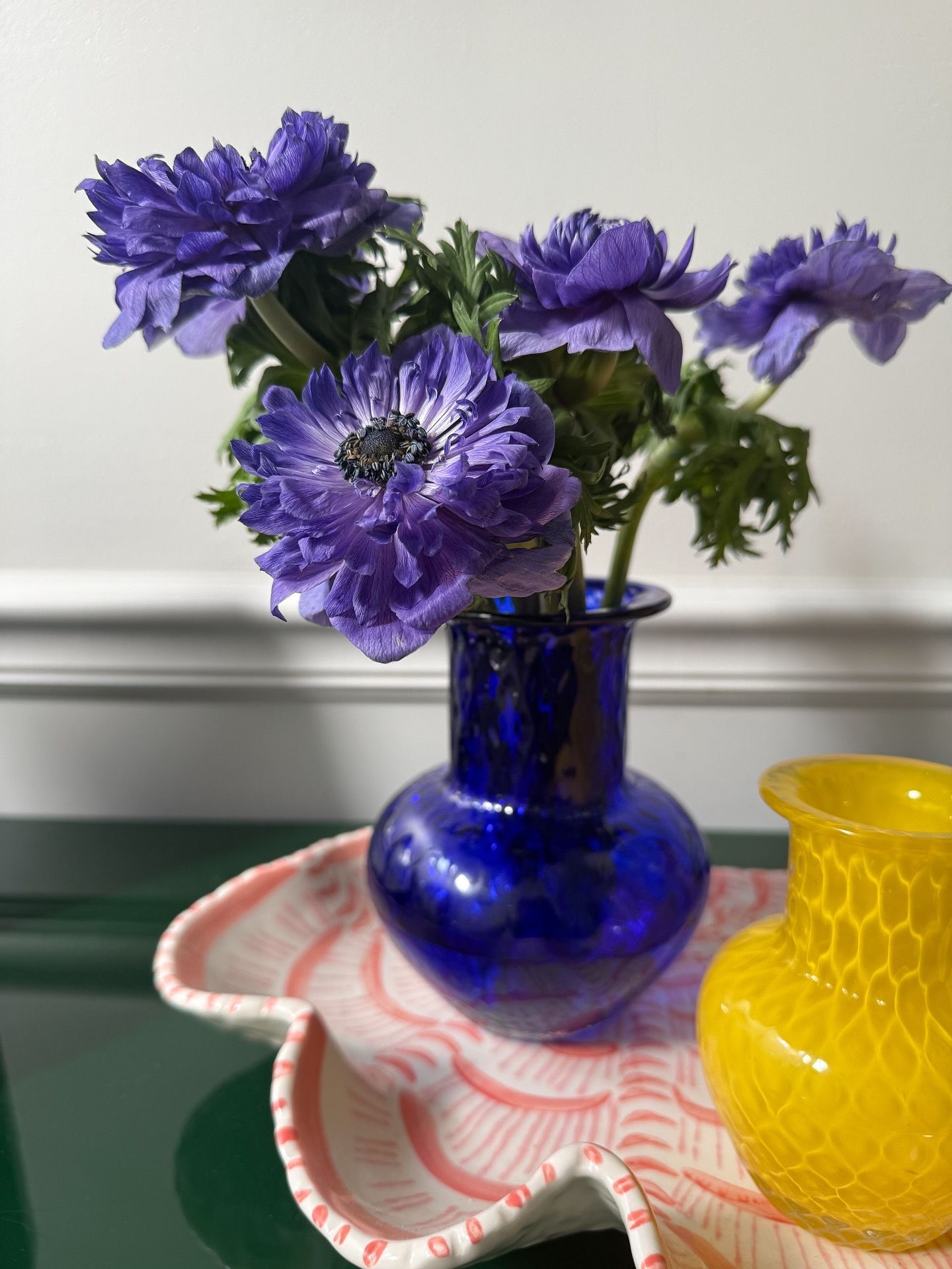 Cobalt Blue Medium optic Vase