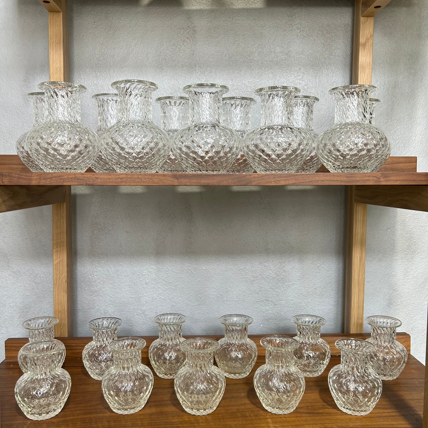 A set of Medium and Small Vases