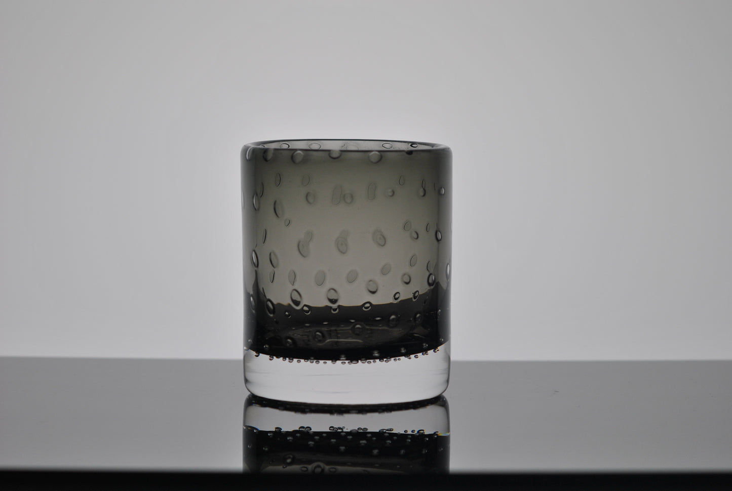 Gray Bubble Bourbon Glass