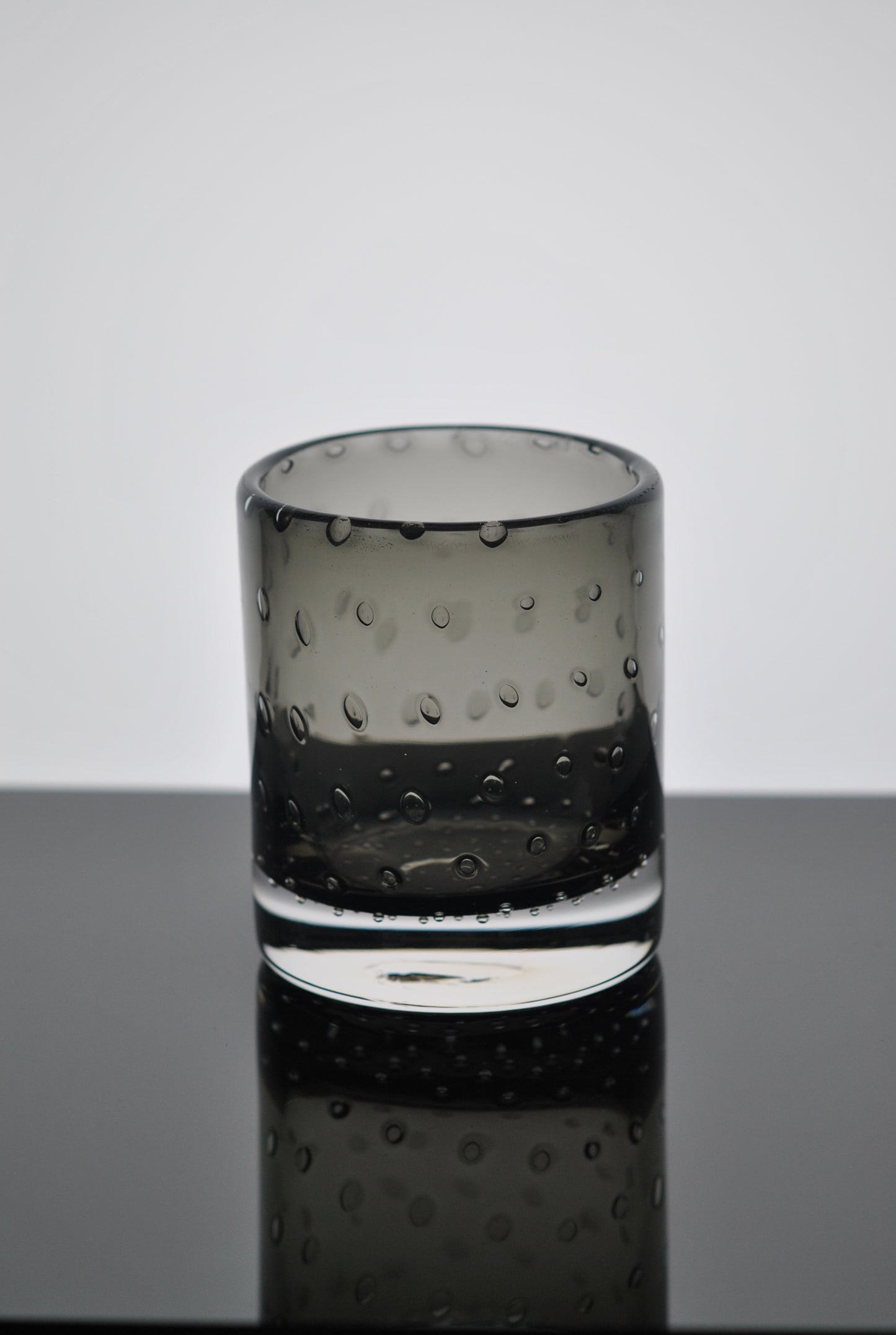 Gray Bubble Bourbon Glass