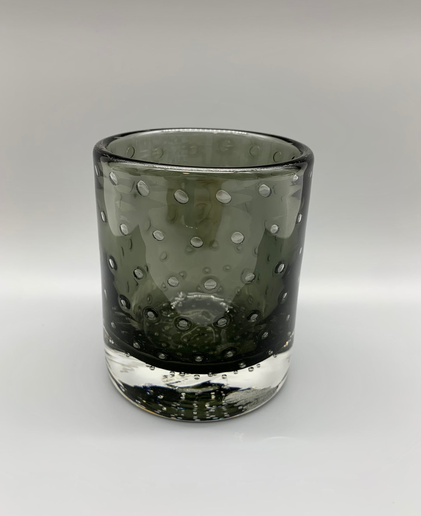 Gray Bubble Bourbon Glass